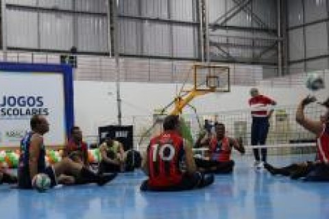Com apoio da Sejesp, equipe do Ciep participa do Campeonato Brasileiro de Vôlei Sentado