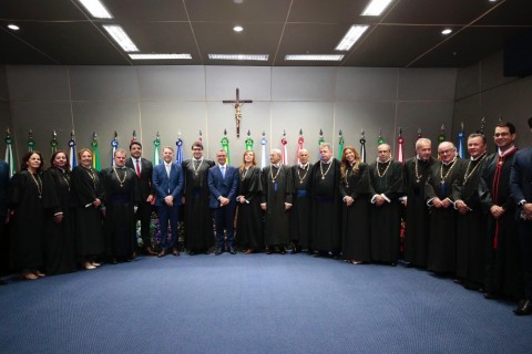 Nova mesa diretora do Tribunal de Justiça toma posse e terá mulher na presidência nos próximos dois anos