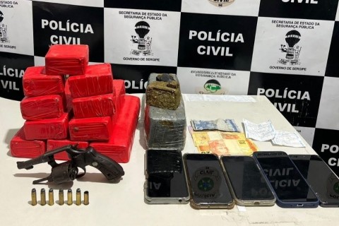 Operação Cérbero localiza grupo criminoso envolvido com tráfico de drogas em Estância
