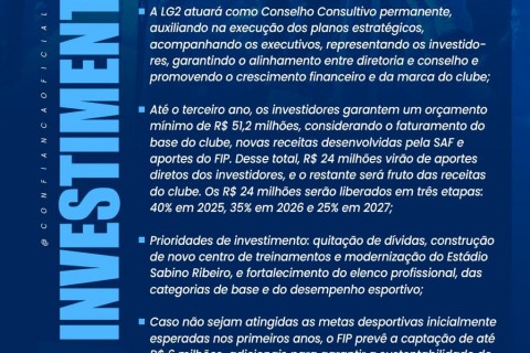 Confiança realiza Assembleia Geral no próximo sábado